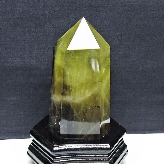 シトリン水晶六角柱[T719-5041]