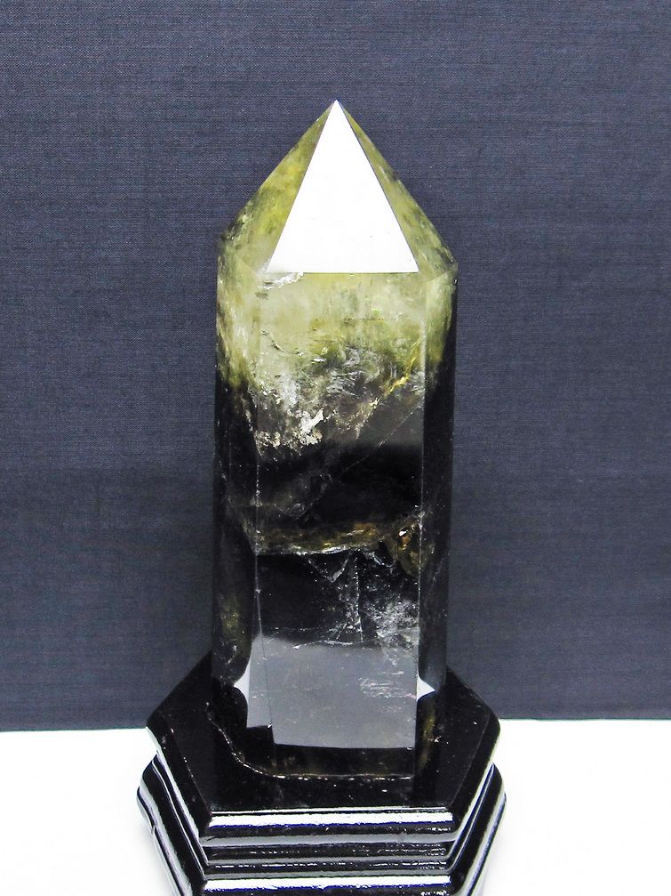 1.4Kgシトリン水晶六角柱[T719-5044]