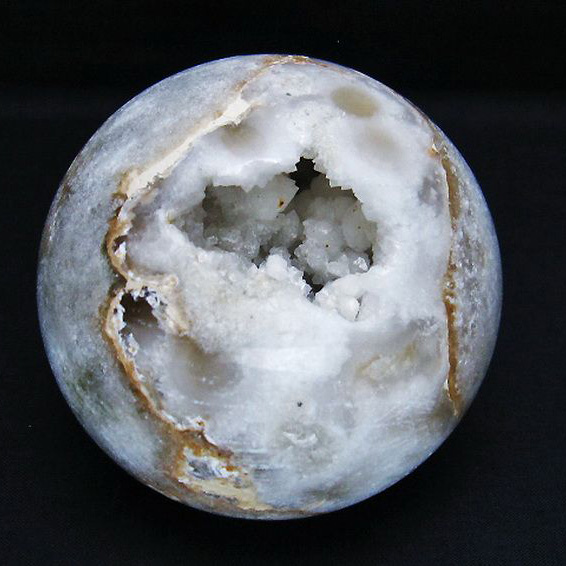 パワーストーン 天然石 モロッコ産水晶 笑口丸玉 82mm [T722-747]