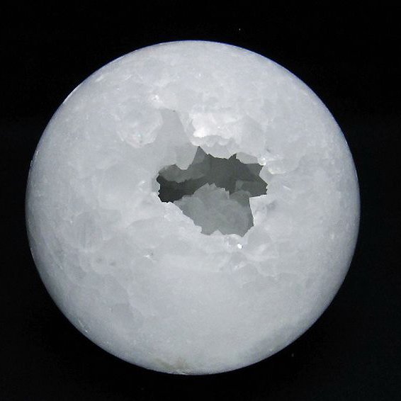 1.2Kgモロッコ産水晶 笑口丸玉 100mm [T722-953]