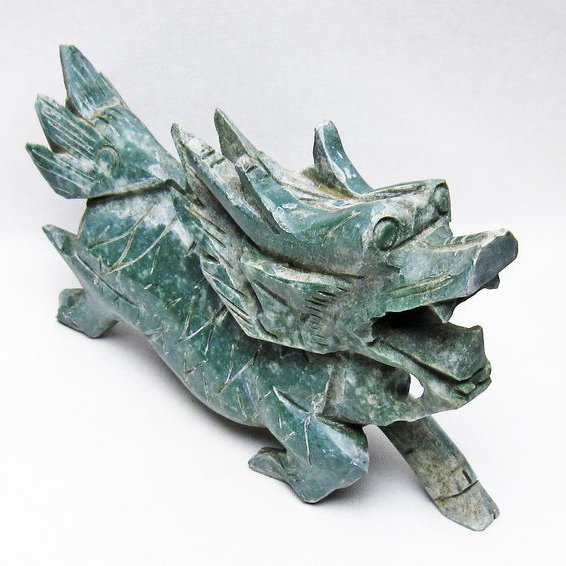 インド翡翠キリン置物[T726-1511]