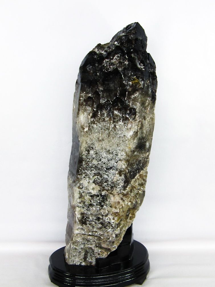 20.4Kgモリオン 純天然 黒水晶 カテドラルライブラリー水晶原石同梱不可[T735-3826]