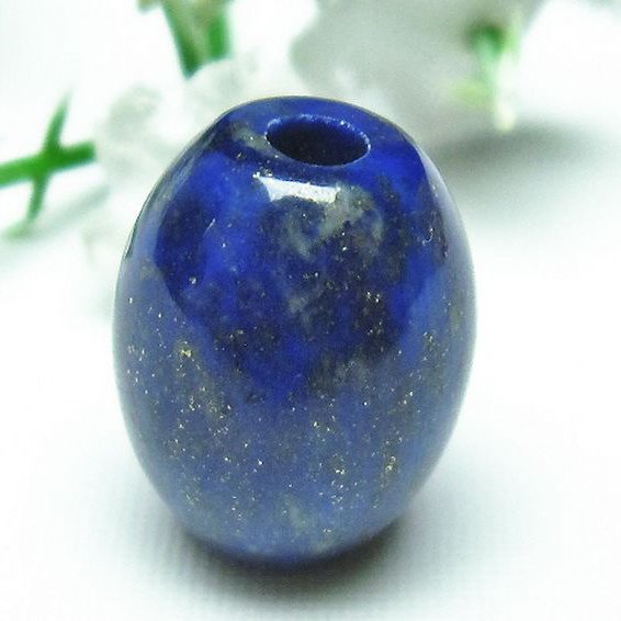 ラピスラズリ 円柱形 ビーズ[T74-2751]