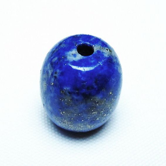 ラピスラズリ バレル型 ビーズ [t74-3738]