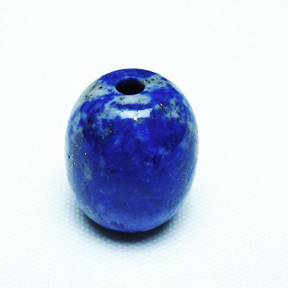 ラピスラズリ バレル型 ビーズ [t74-3751]