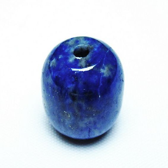 ラピスラズリ バレル型 ビーズ [t74-3848]