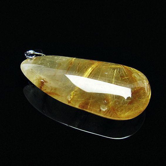 ゴールドタイチンルチルペンダント[T741-1631]