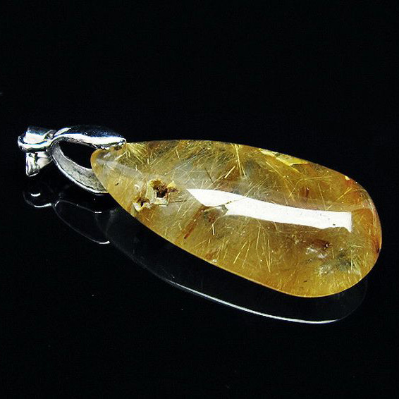 ゴールドタイチンルチルペンダント[T741-1647]