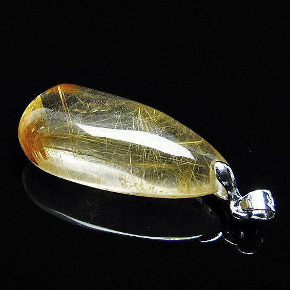 ゴールドタイチンルチルペンダント[T741-1689]