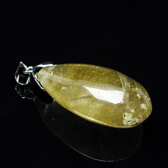 ゴールドタイチンルチルペンダント[T741-1778]