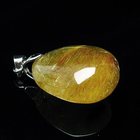 ゴールドタイチンルチルペンダント[T741-1787]