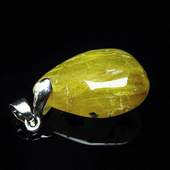 ゴールドタイチンルチルペンダント[T741-1793]