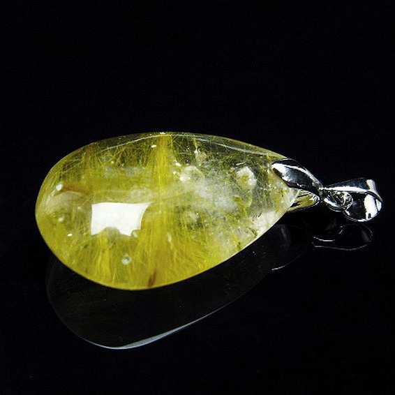 ゴールドタイチンルチルペンダント[T741-1797]