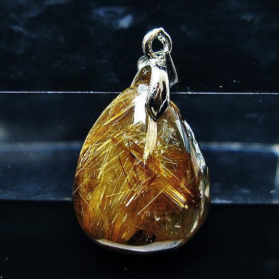 ゴールドタイチンルチルペンダント[T741-2118]