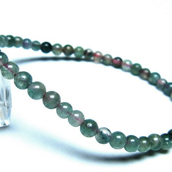 ミックスカラートルマリンブレスレット 4mm [t75-7338]
