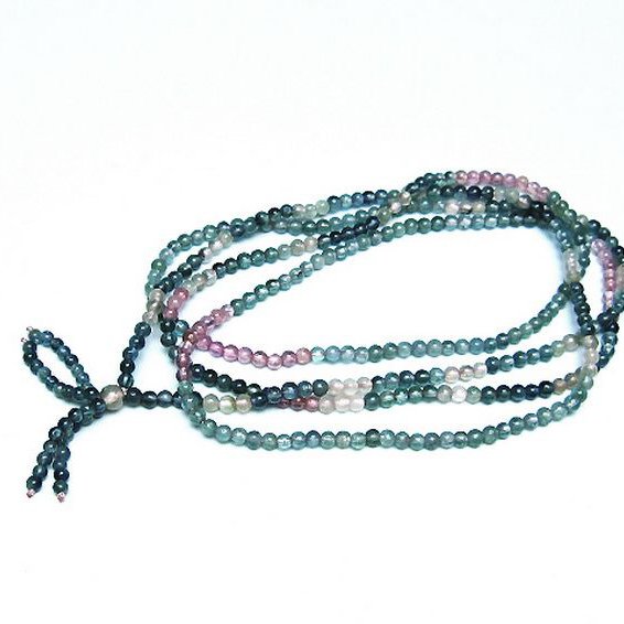 ミックスカラートルマリン ブレスレット 3mm [t75-7394]