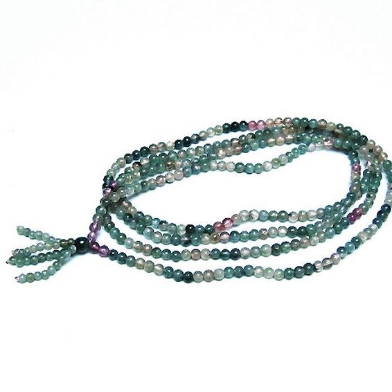 ミックスカラートルマリン ブレスレット 4mm [t75-7406]