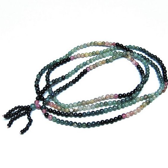 ミックスカラートルマリン ブレスレット 4mm [t75-7432]