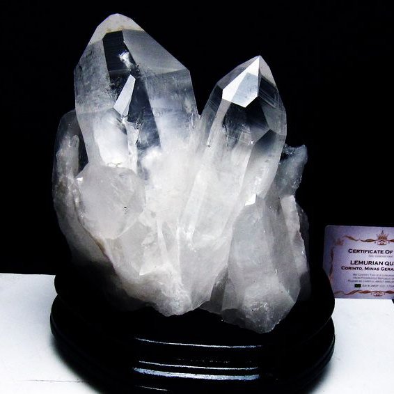 3Kgレムリアンシード水晶クラスター ミナスジェライス州コリント産 ※証明書付き[T760-3373]
