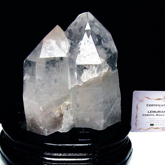 1.3Kgレムリアンシード水晶クラスター ミナスジェライス州コリント産 ※証明書付き[T760-3381]