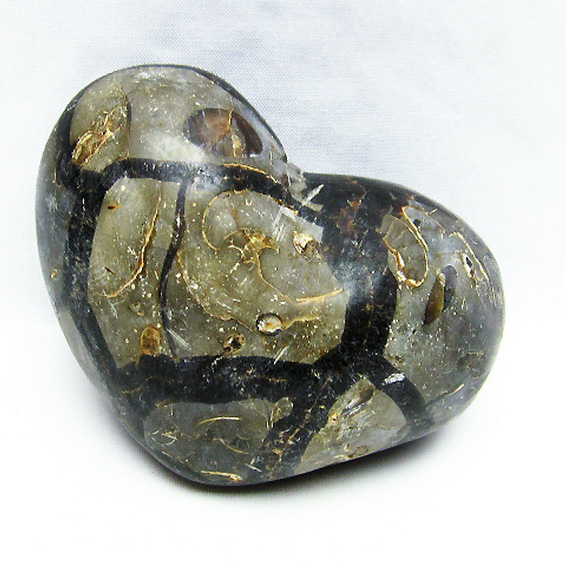 マダガスカル産 タートルジャスパー ハート型 原石[T761-3087]