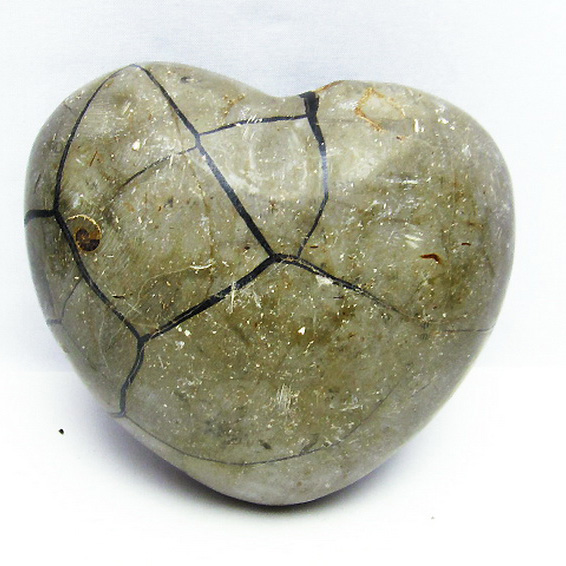 1.8Kg マダガスカル産 タートルジャスパー ハート型 原石[T761-3127]