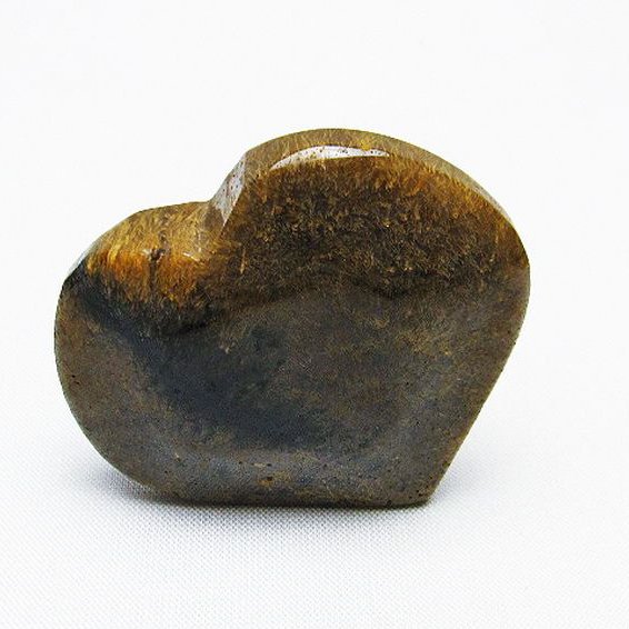 ルチルインアゲート ハート 置物[T763-3581]