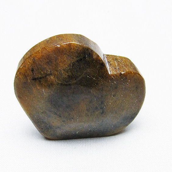 ルチルインアゲート ハート 置物[T763-3665]