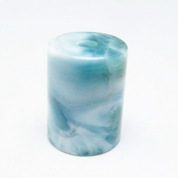 ラリマー バレル型 ビーズ[T77-3976]