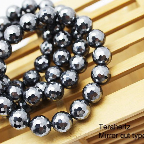テラヘルツブレスレット 128面ミラーカット12mm 《rv》  [T793-8]