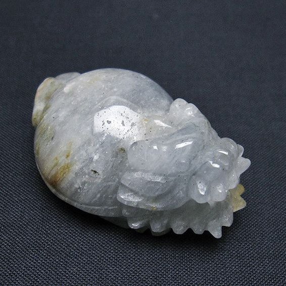 スーパーファントム水晶 龍亀 置物[T801-526]