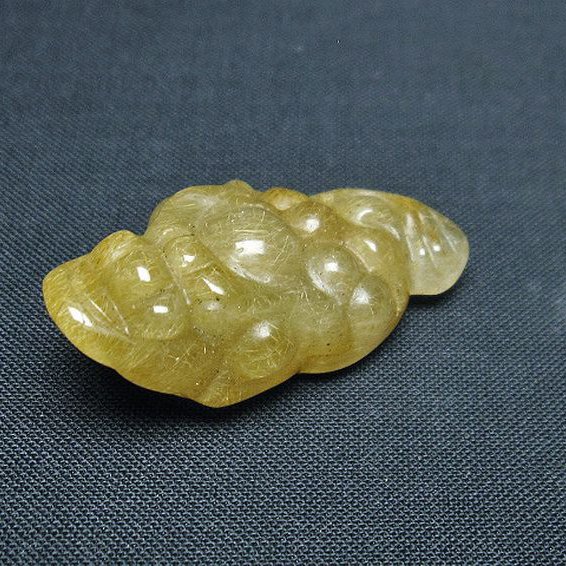 ゴールドタイチンルチル金蟾置物[T801-569]