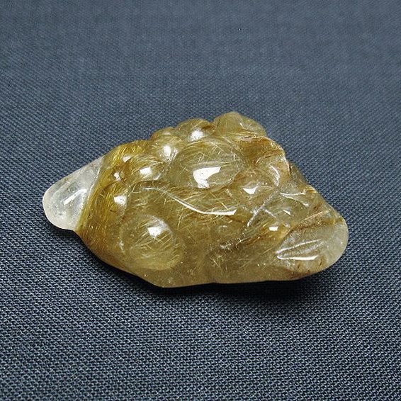 ゴールドタイチンルチル金蟾置物[T801-603]