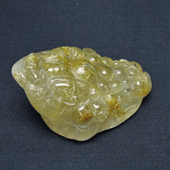 ゴールドタイチンルチル金蟾置物[T801-713]