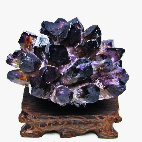 紫水晶 パープルクォーツ クラスター [T802-4422]