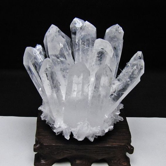 クリスタル 水晶クラスター  [t802-6482]