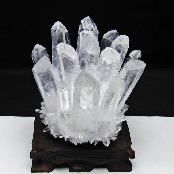 クリスタル 水晶クラスター  [t802-6488]