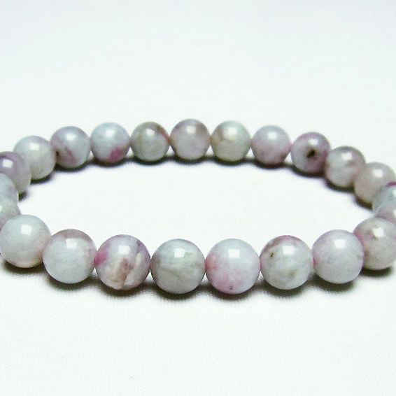 ピンクトルマリンブレスレット8mm[T81-7677]