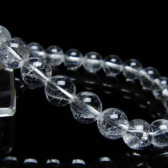 クラック水晶ブレスレット 9mm [T82-10465]