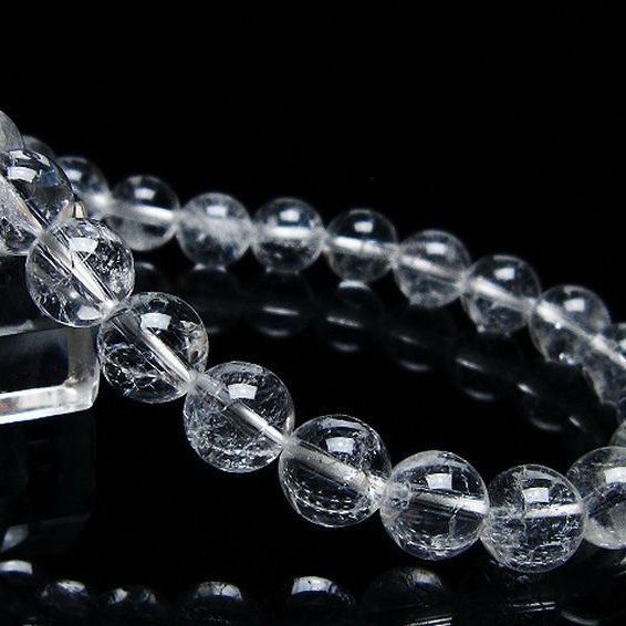 クラック水晶ブレスレット 9mm [T82-10472]