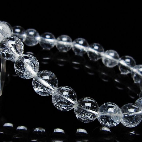 クラック水晶ブレスレット 9mm [T82-10491]