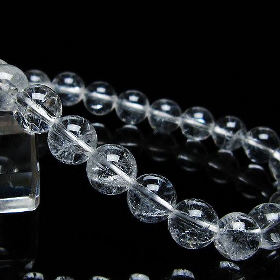 クラック水晶ブレスレット 9mm [T82-10511]