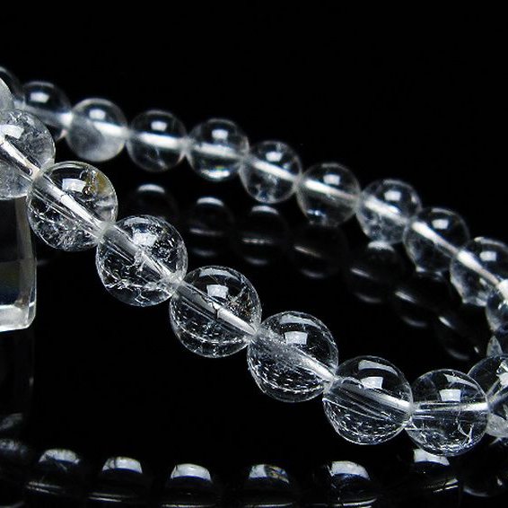 クラック水晶ブレスレット 9mm [T82-10541]