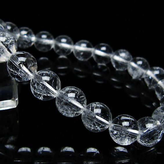 クラック水晶ブレスレット 9mm [T82-10552]