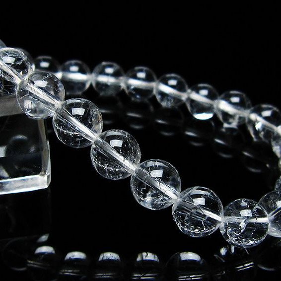 クラック水晶ブレスレット 9mm [T82-10553]