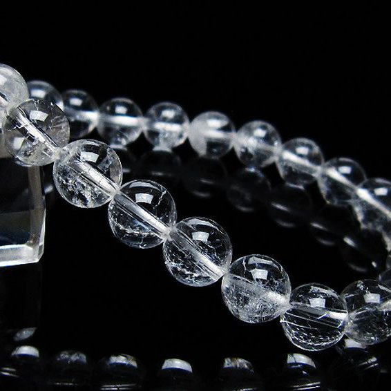 クラック水晶ブレスレット 9mm [T82-10561]