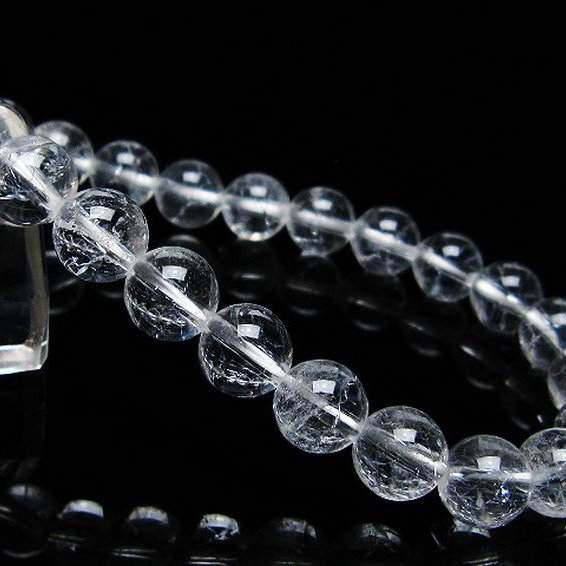 クラック水晶ブレスレット 9mm [T82-10568]