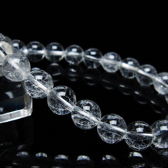 クラック水晶ブレスレット 9mm [T82-10588]
