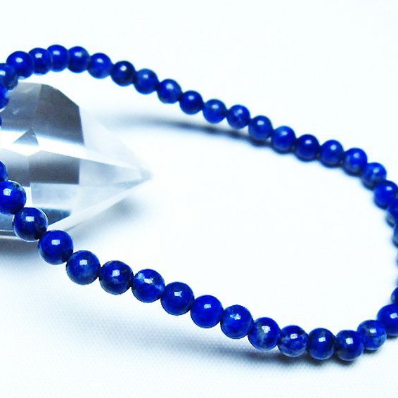 ラピスラズリブレスレット 4mm [t83-11364]