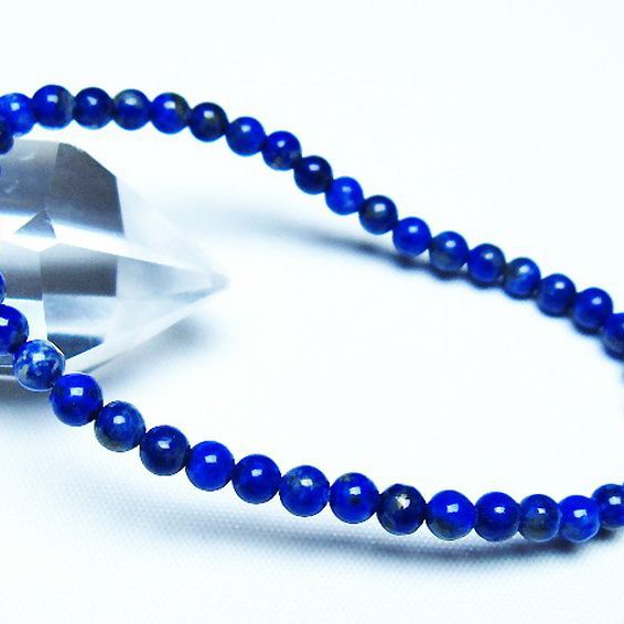 ラピスラズリブレスレット 4mm [t83-11369]